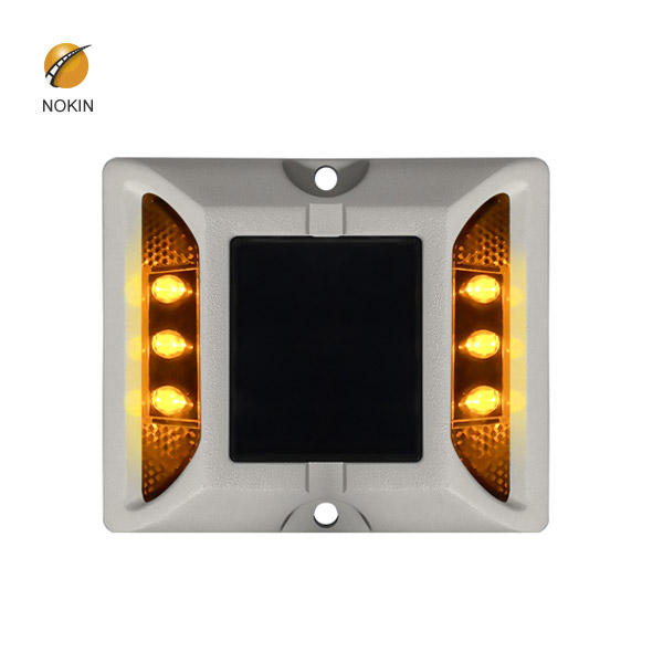 NOKIN Amber Raised Solar Road Stud Light For Expressway NK-RS-A6-1