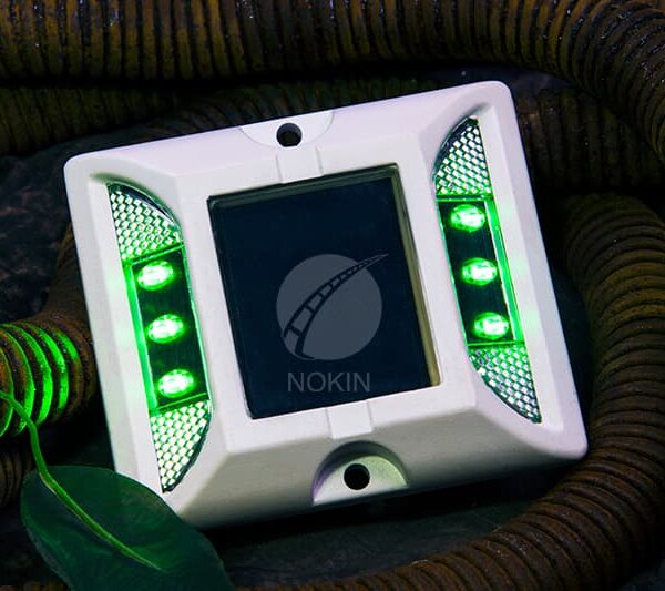 NOKIN LED High Brightness Red Flashing Solar Road Stud X6
