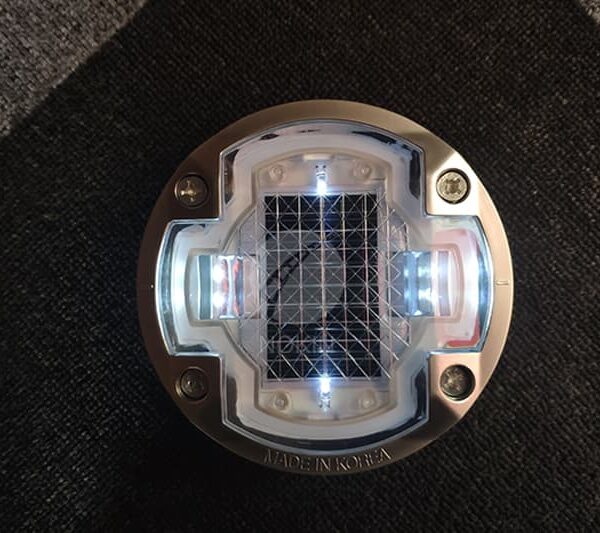 NOKIN 6 LED High Brightness Red Flashing Solar Road Stud