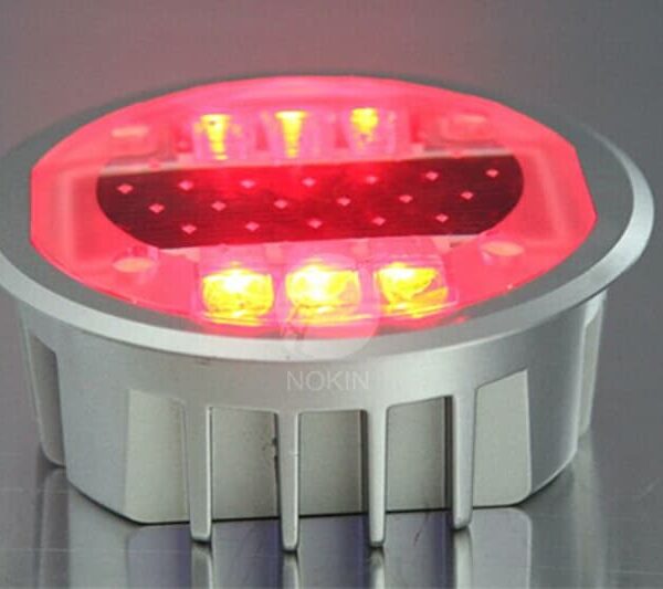 LED Amber Round and Square Solar Road Stud